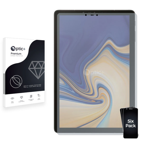 6pk Optic+ Premium Film Screen Protectors for Samsung Galaxy Tab S4 10.5