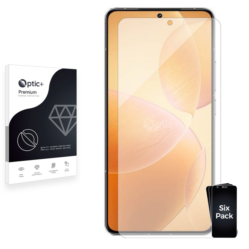 6pk Optic+ Premium Film Screen Protectors for Xiaomi Redmi K70