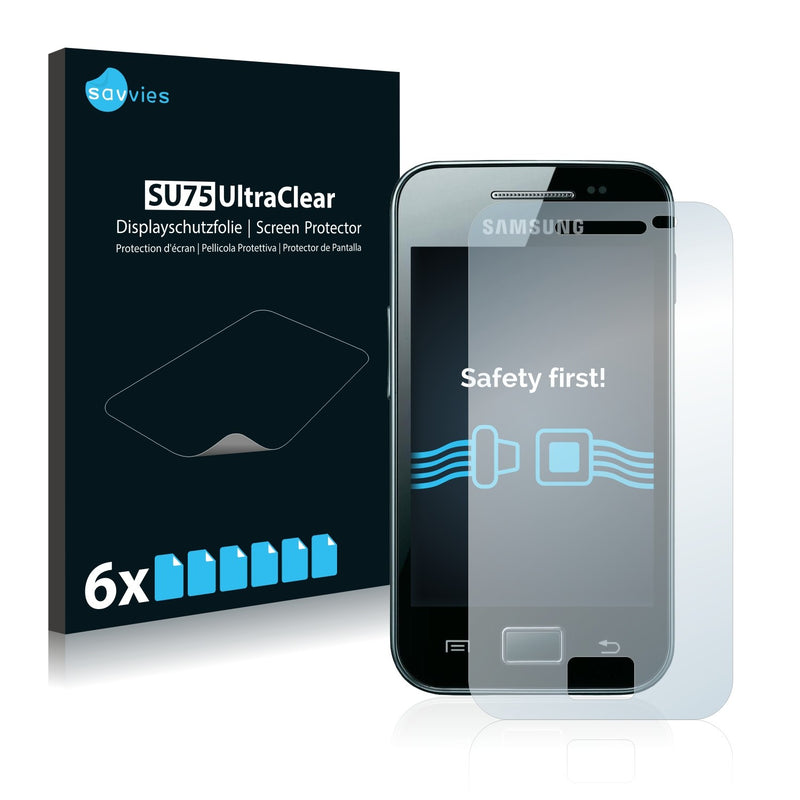 6x Savvies SU75 Screen Protector for Samsung Galaxy Ace S5830i