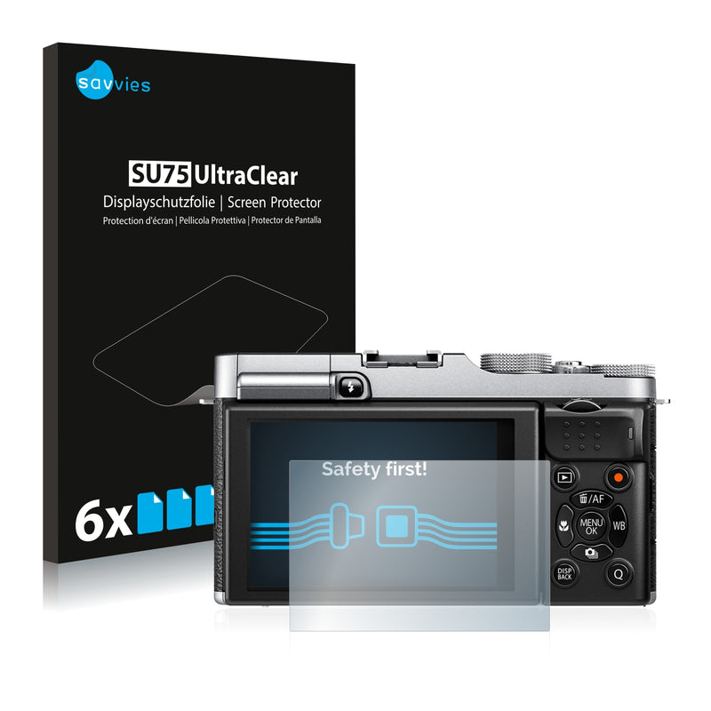 6x Savvies SU75 Screen Protector for FujiFilm X-M1