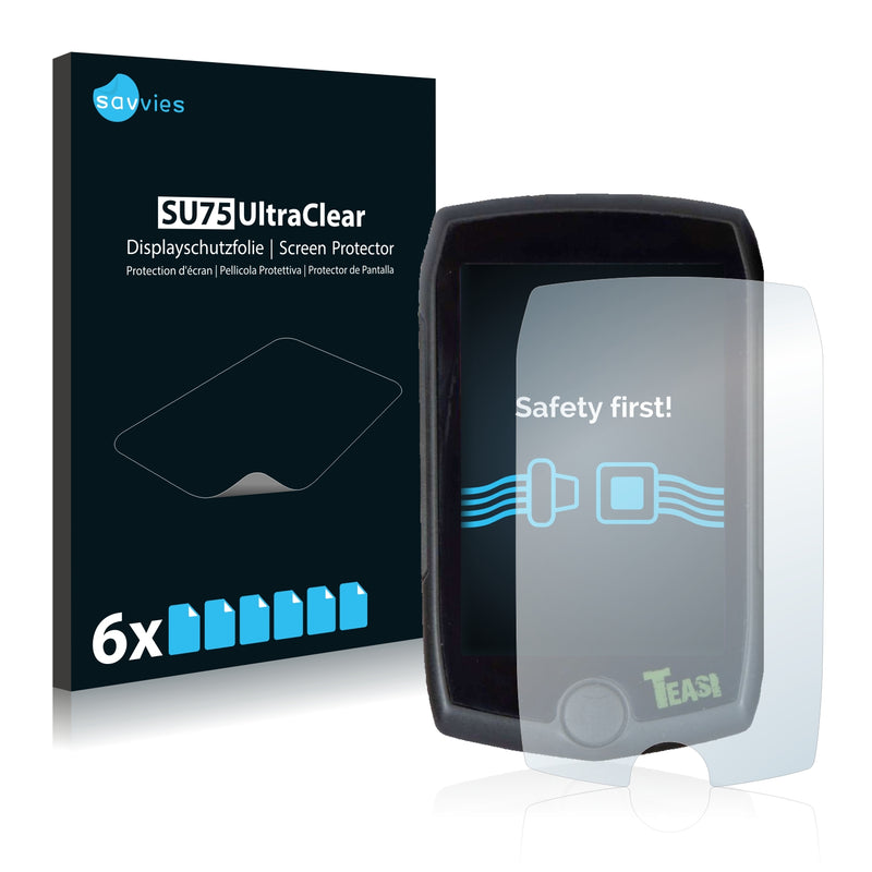 6x Savvies SU75 Screen Protector for A-Rival Teasi Pro