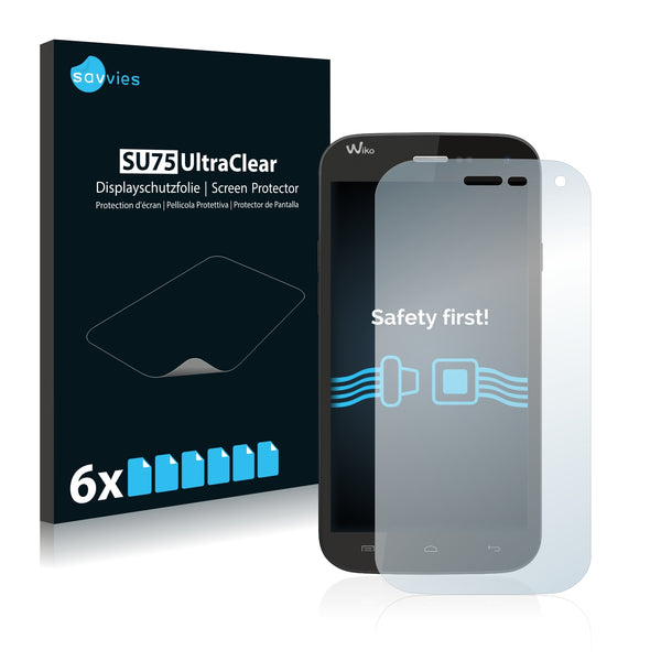 6x Savvies SU75 Screen Protector for Wiko Barry