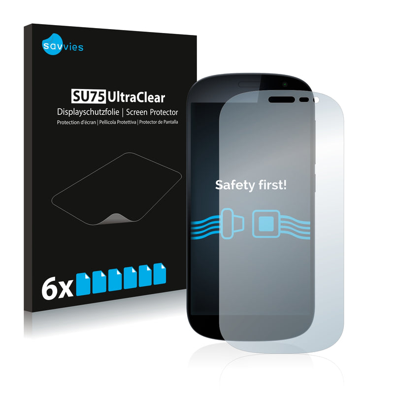 6x Savvies SU75 Screen Protector for Yota Devices YotaPhone 2