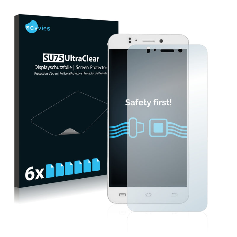 6x Savvies SU75 Screen Protector for Jiayu S2