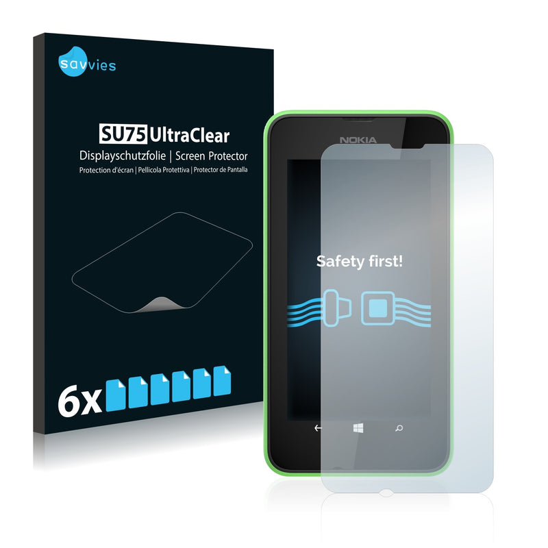 6x Savvies SU75 Screen Protector for Nokia Lumia 530