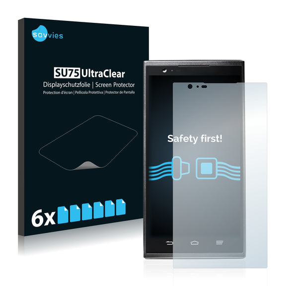 6x Savvies SU75 Screen Protector for ZTE ZMAX Z970