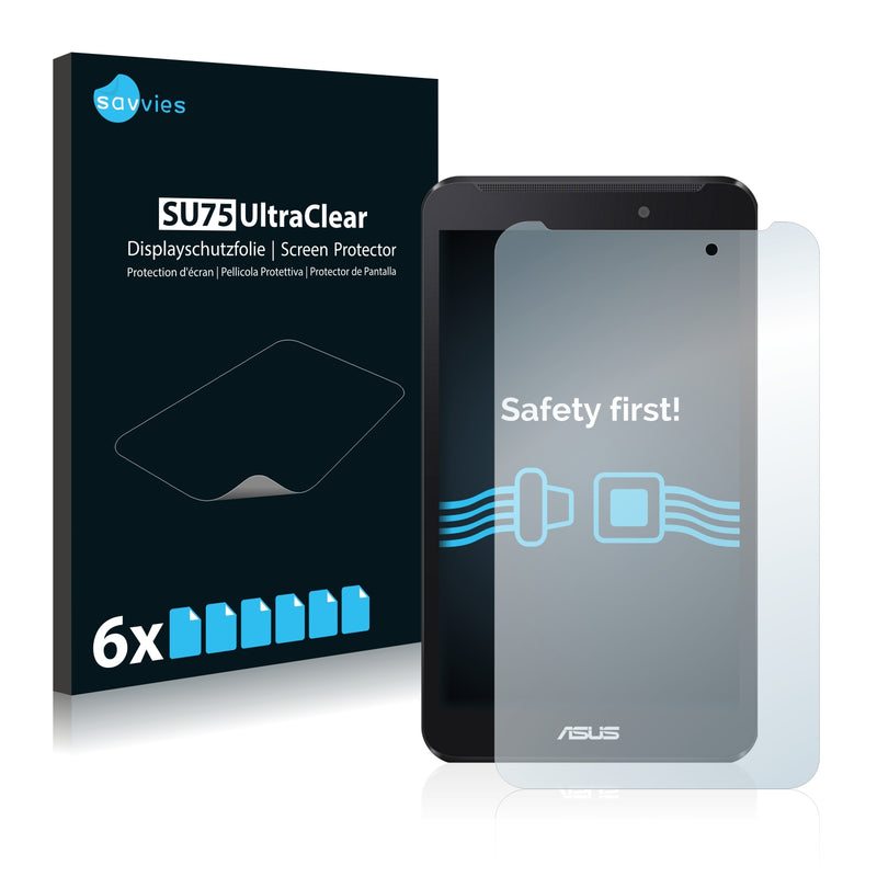 6x Savvies SU75 Screen Protector for Asus FonePad 7 FE7010CG