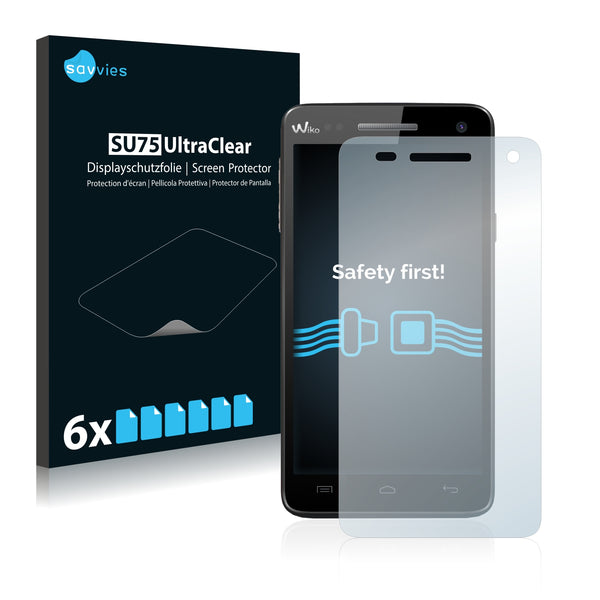 6x Savvies SU75 Screen Protector for Wiko Rainbow 4G