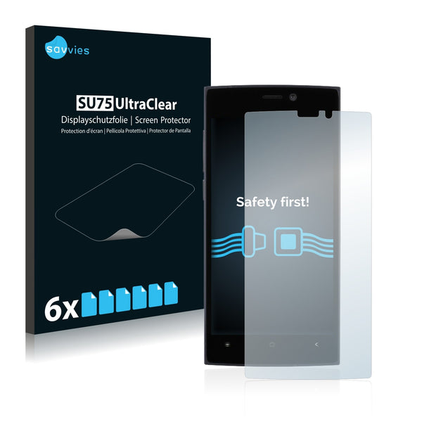 6x Savvies SU75 Screen Protector for UMi Zero