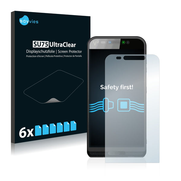 6x Savvies SU75 Screen Protector for Saygus V2