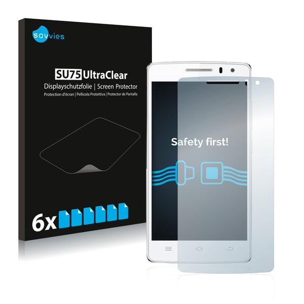 6x Savvies SU75 Screen Protector for THL 2015