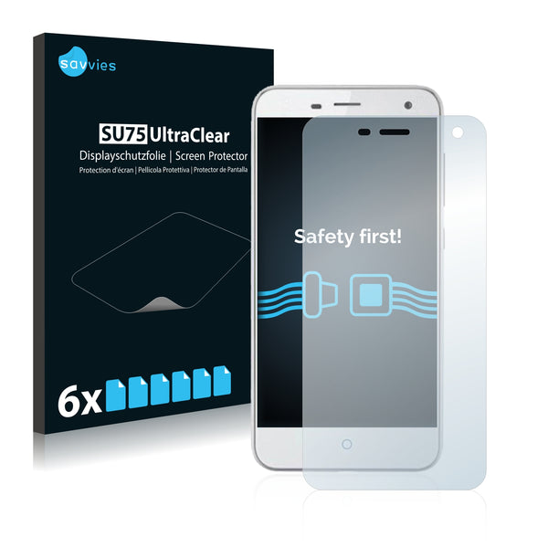 6x Savvies SU75 Screen Protector for ZTE Blade L3