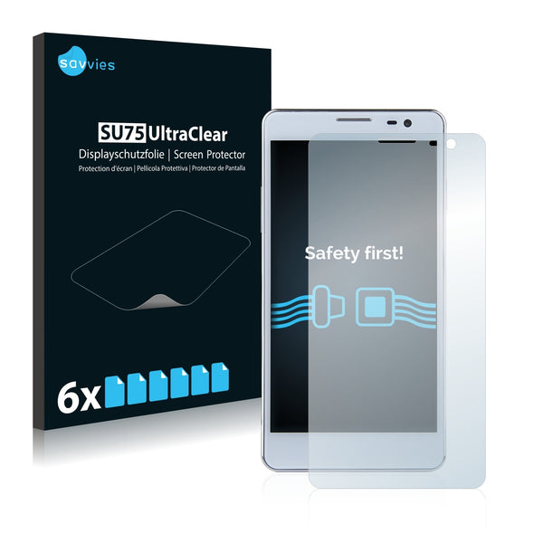 6x Savvies SU75 Screen Protector for Uhappy UP520