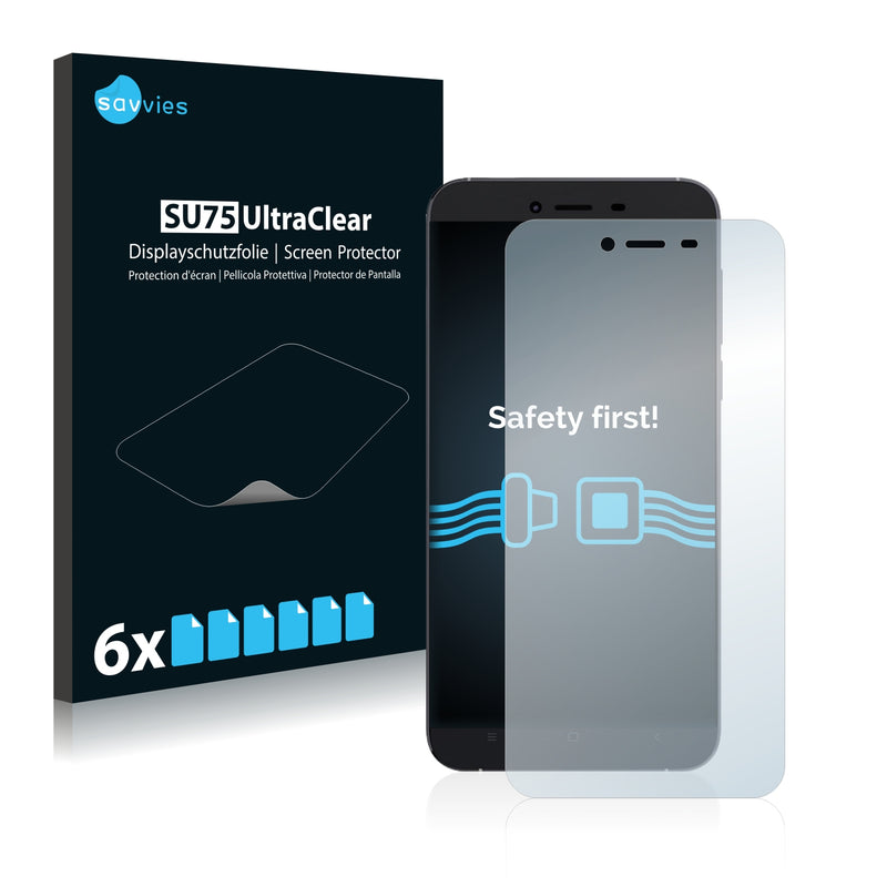 6x Savvies SU75 Screen Protector for Cubot X10