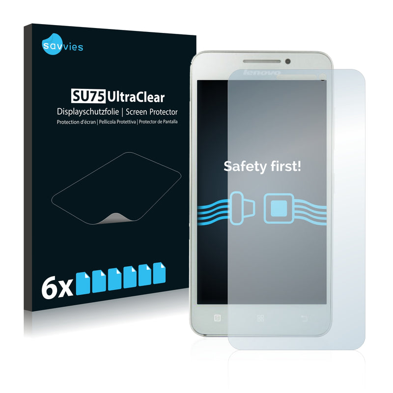 6x Savvies SU75 Screen Protector for Lenovo A3600