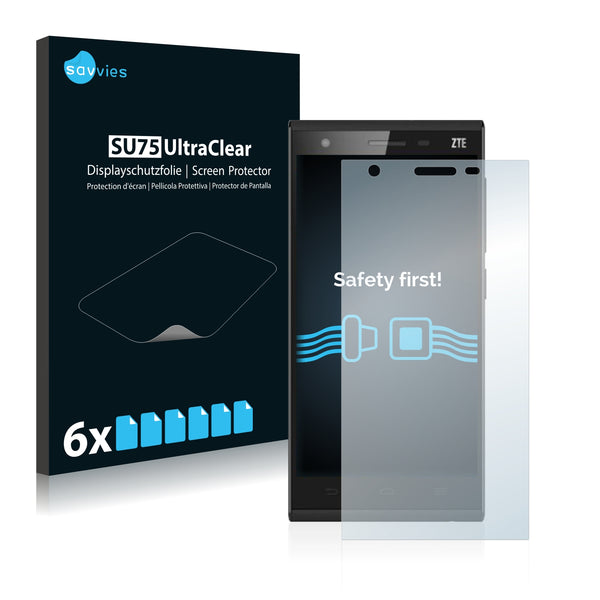 6x Savvies SU75 Screen Protector for ZTE G720T