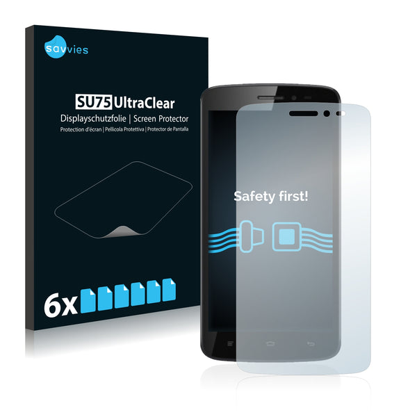 6x Savvies SU75 Screen Protector for Fly Evo Energy 1