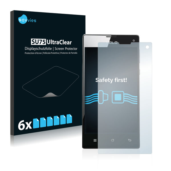 6x Savvies SU75 Screen Protector for Xolo Prime