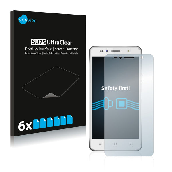 6x Savvies SU75 Screen Protector for Siswoo C50 Longbow
