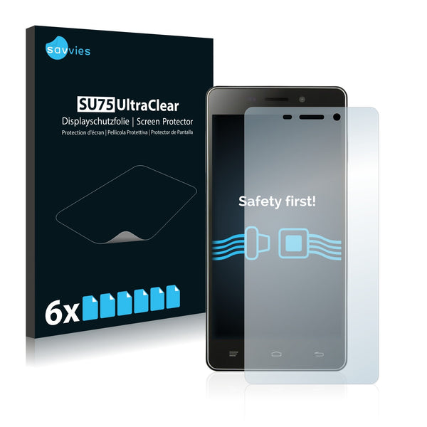 6x Savvies SU75 Screen Protector for Oukitel Original Pure