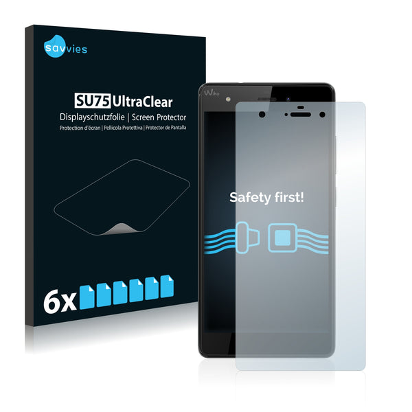 6x Savvies SU75 Screen Protector for Wiko Pulp