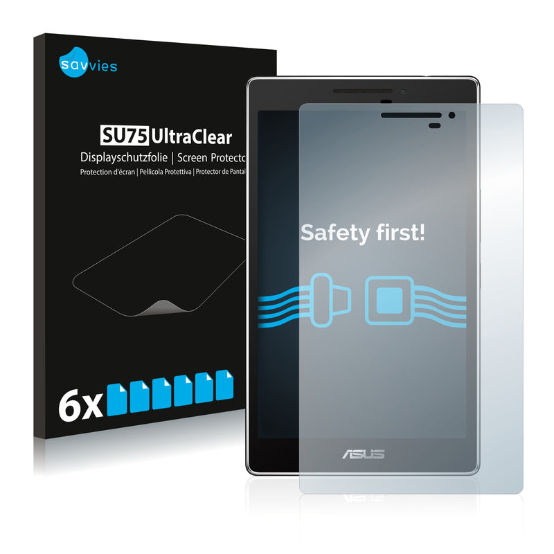 6x Savvies SU75 Screen Protector for Asus ZenPad 7.0 Z370CG