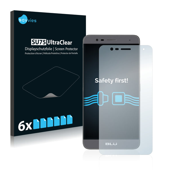 6x Savvies SU75 Screen Protector for BLU Studio One Plus