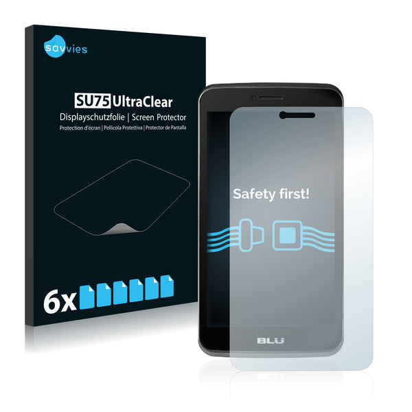 6x Savvies SU75 Screen Protector for BLU Touchbook G7