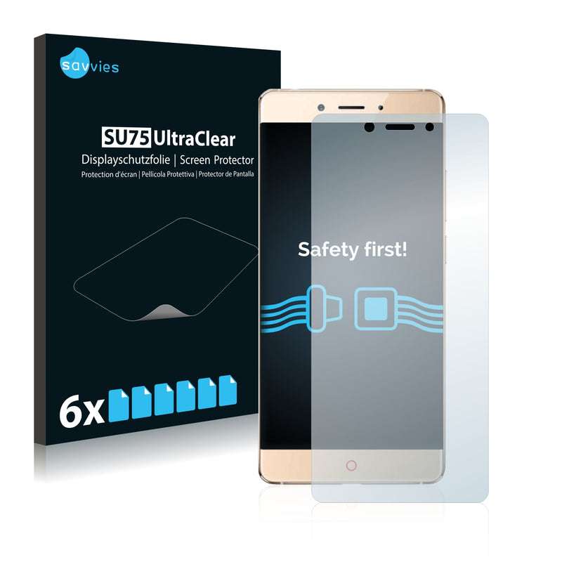 6x Savvies SU75 Screen Protector for ZTE Nubia Z11