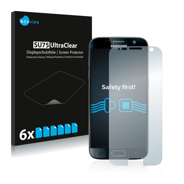 6x Savvies SU75 Screen Protector for Samsung Galaxy S7 Exynos