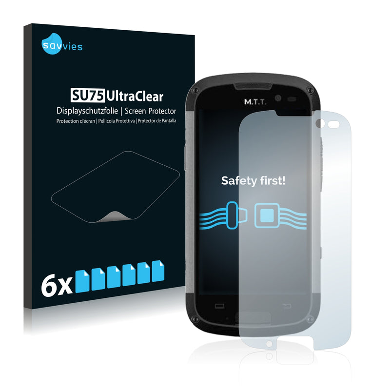 6x Savvies SU75 Screen Protector for MTT Master 3G