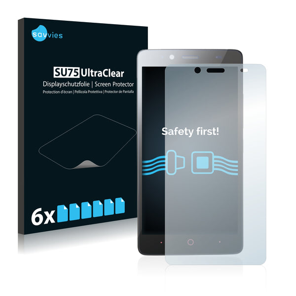 6x Savvies SU75 Screen Protector for ZTE Blade V220