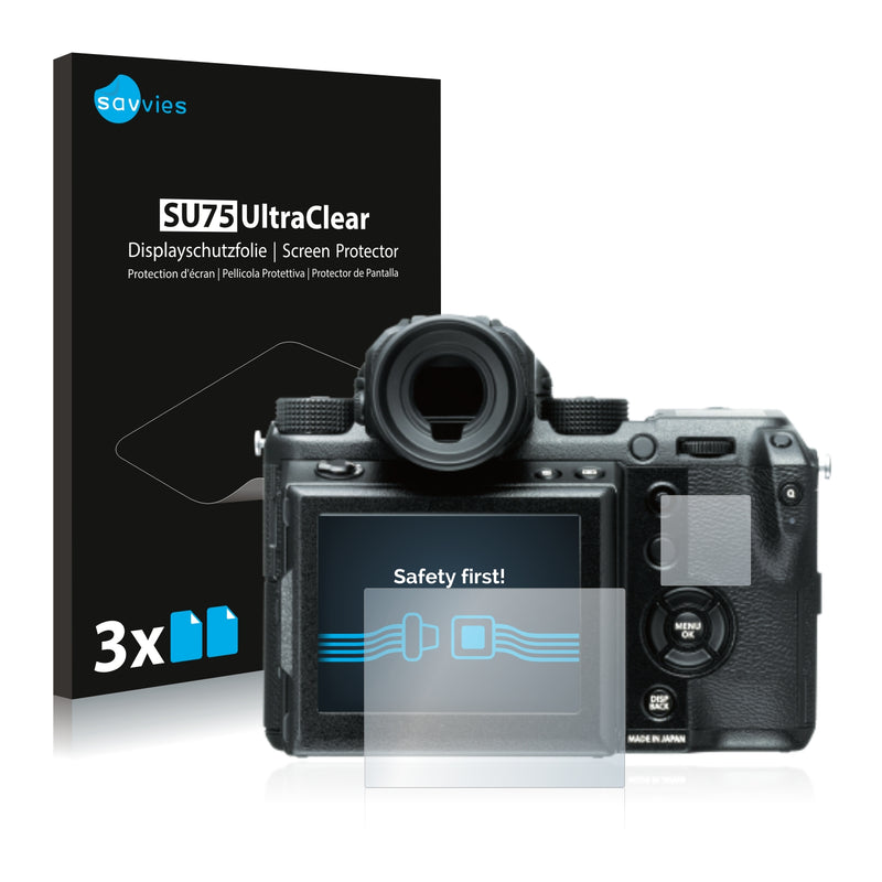 6x Savvies SU75 Screen Protector for FujiFilm GFX 50S