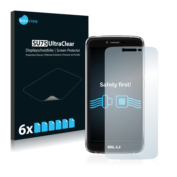 6x Savvies SU75 Screen Protector for BLU Studio One