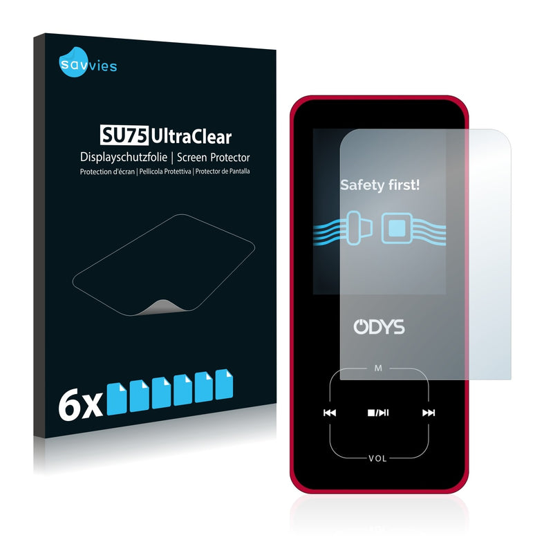 6x Savvies SU75 Screen Protector for Odys Hero