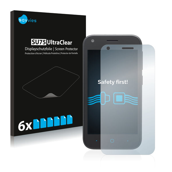 6x Savvies SU75 Screen Protector for ZTE Blade L110
