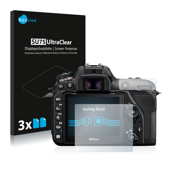 6x Savvies SU75 Screen Protector for Nikon D7500