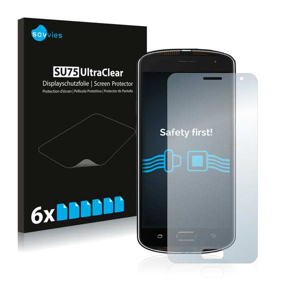 6x Savvies SU75 Screen Protector for AGM X1