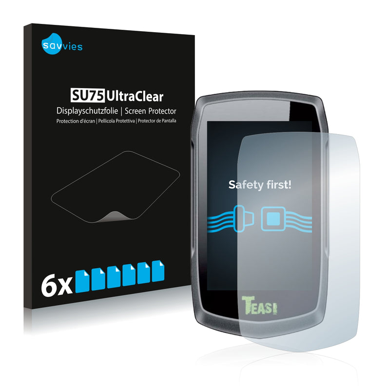 6x Savvies SU75 Screen Protector for A-Rival Teasi One3 eXtend