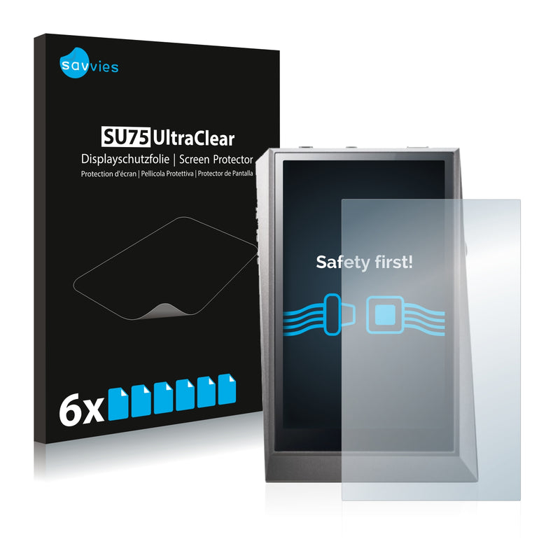 6x Savvies SU75 Screen Protector for Astell&Kern AK320