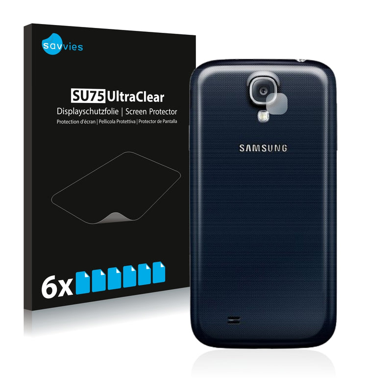 6x Savvies SU75 Screen Protector for Samsung Galaxy S4 (Camera)