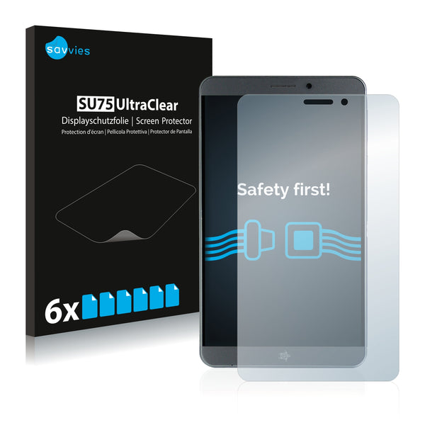 6x Savvies SU75 Screen Protector for Mediacom SmartPad HX 7 HD