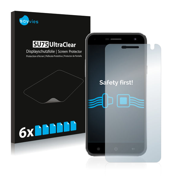 6x Savvies SU75 Screen Protector for Haier HaierPhone G55