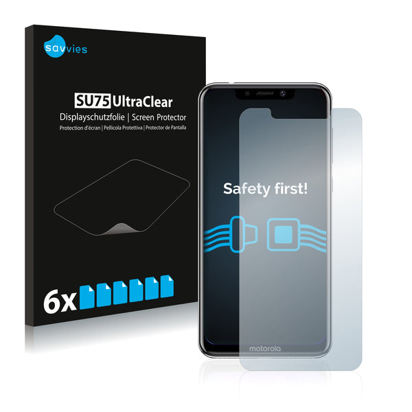 6x Savvies SU75 Screen Protector for Motorola P30