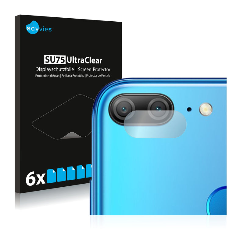 6x Savvies SU75 Screen Protector for Honor 9 Lite (Camera)