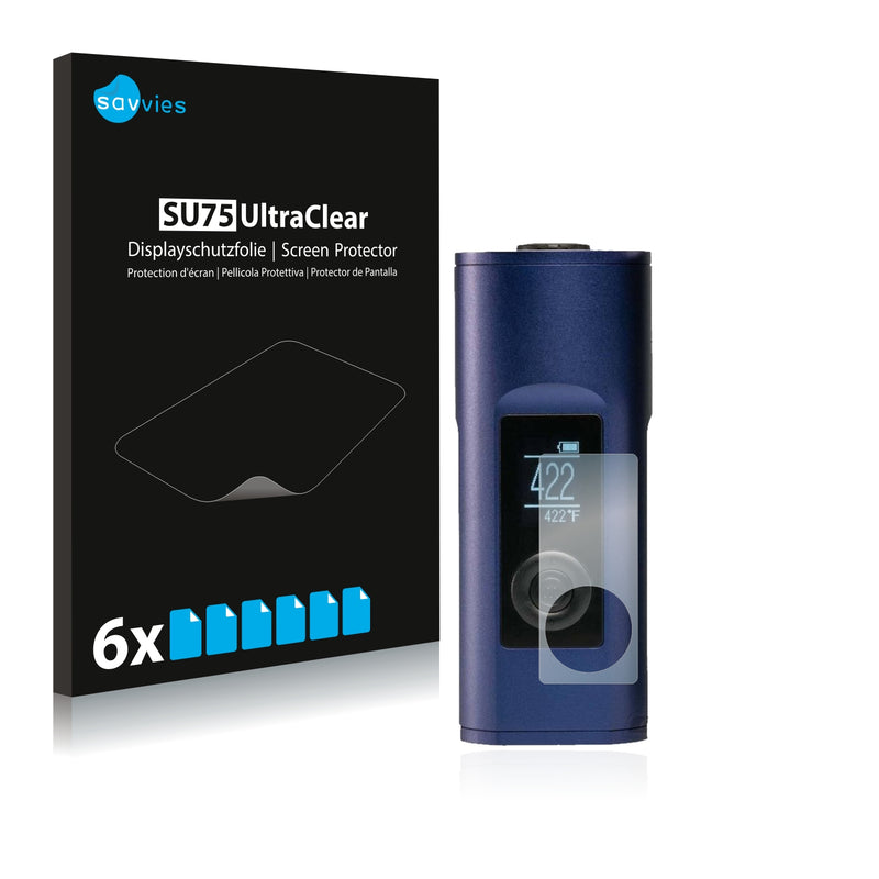 6x Savvies SU75 Screen Protector for Arizer Solo 2