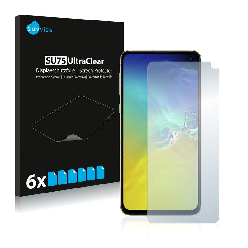 6x Savvies SU75 Screen Protector for Samsung Galaxy S10e