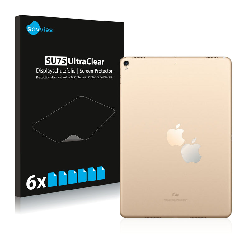 6x Savvies SU75 Screen Protector for Apple iPad Pro 10.5 2017 (Logo)