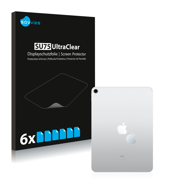 6x Savvies SU75 Screen Protector for Apple iPad Pro 11 2018 (Logo)