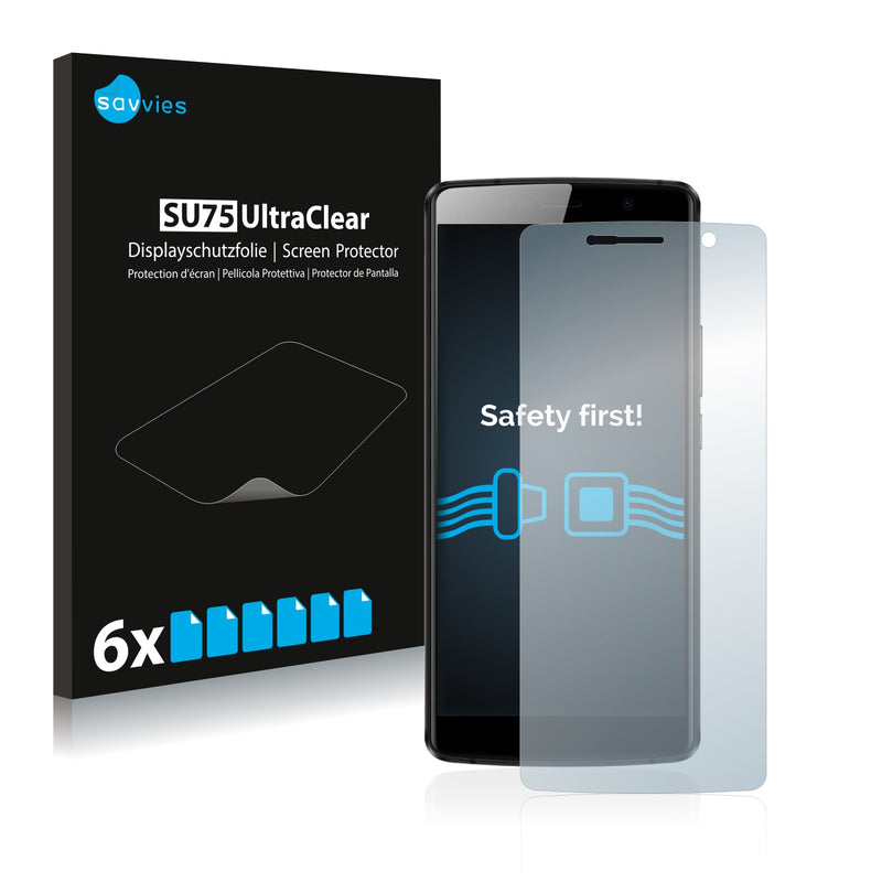 6x Savvies SU75 Screen Protector for Leagoo Power 5